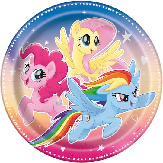My Little Pony Birthday Party Luncheon Dinner Plates 8 Per Package New